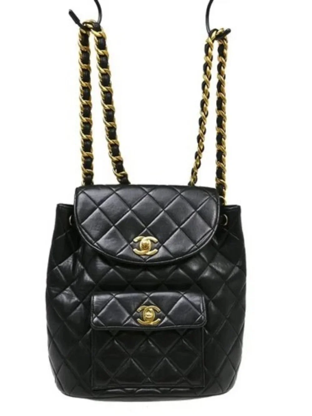 Chanel Black Lambskin Large Duma Backpack NQ09355 Chanel Black Lambskin Large Duma Backpack Chanel | TLC US main image 4